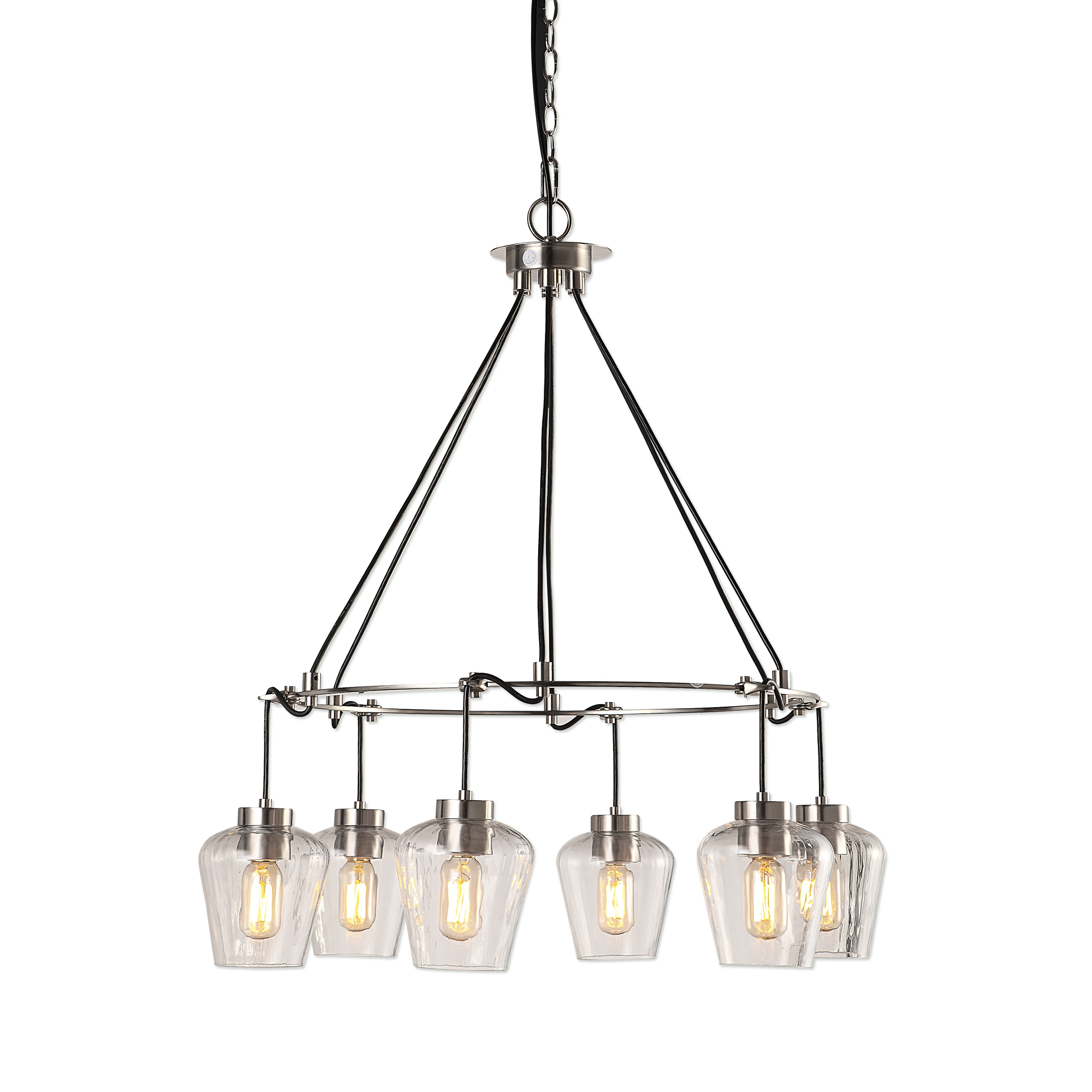 Picture of AKRON NICKEL 6 LIGHT PENDANT